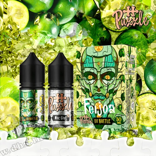 Набор для самозамеса In Bottle Puzzle Salt 30 мл (50 мг) - Feijoa (Фейхоа)